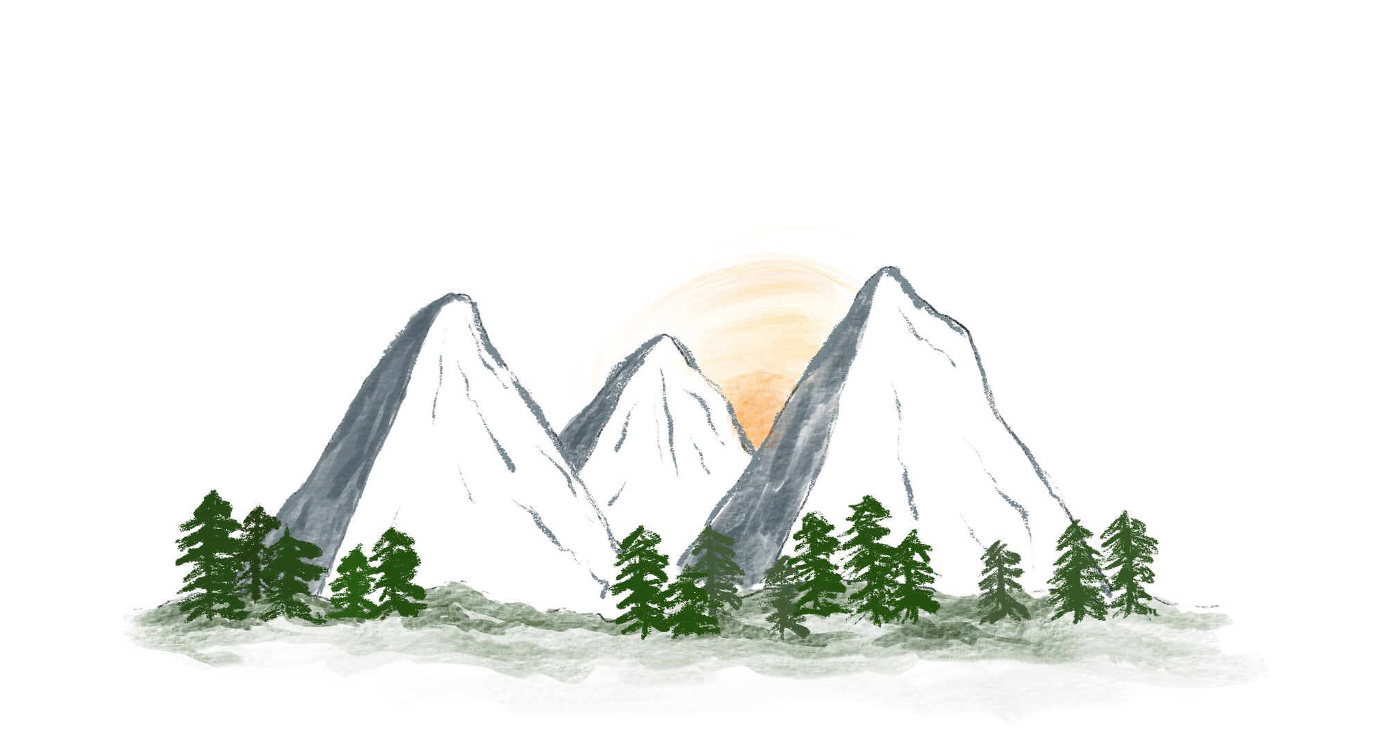 Mountains illustration